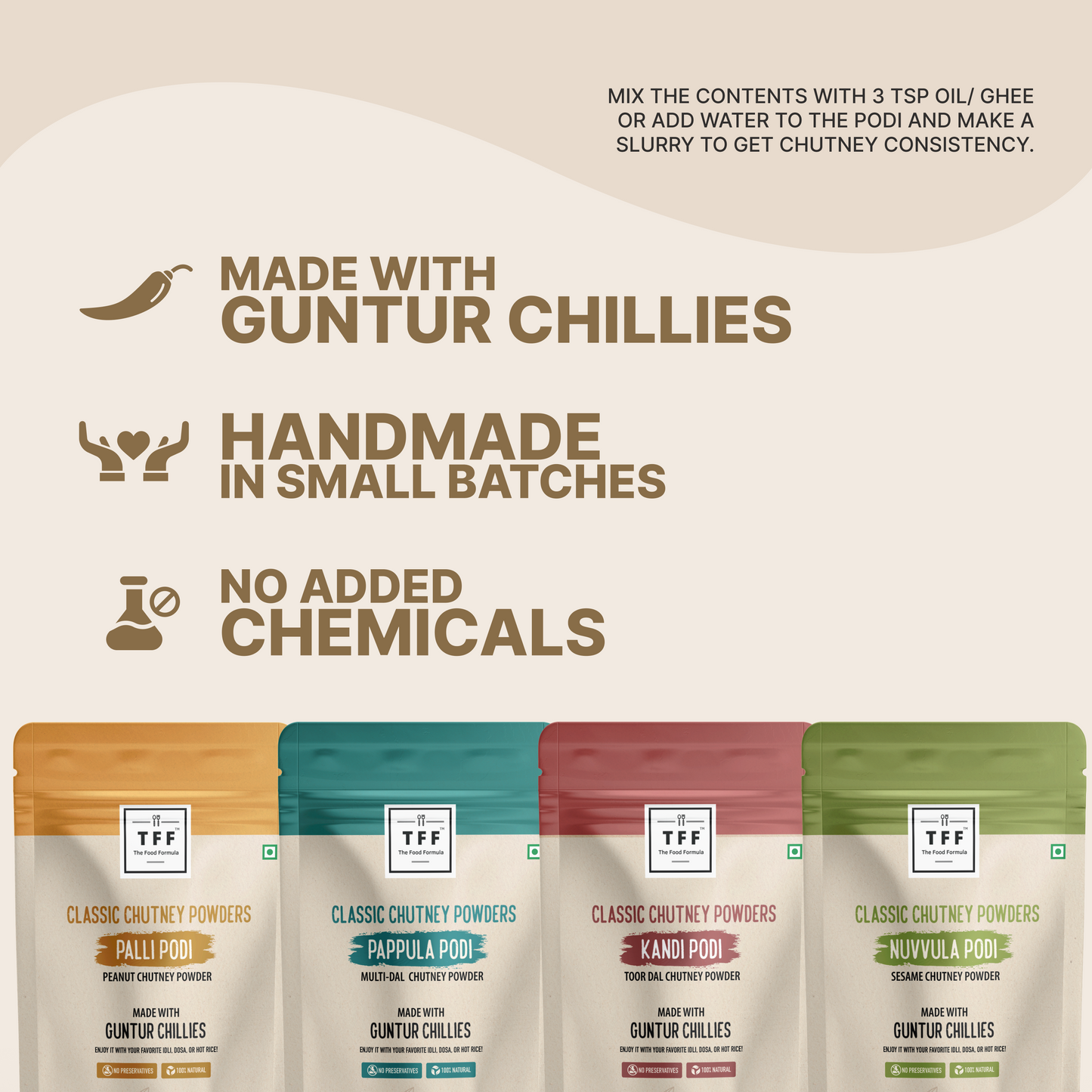 Classic Chutney Powders Combo