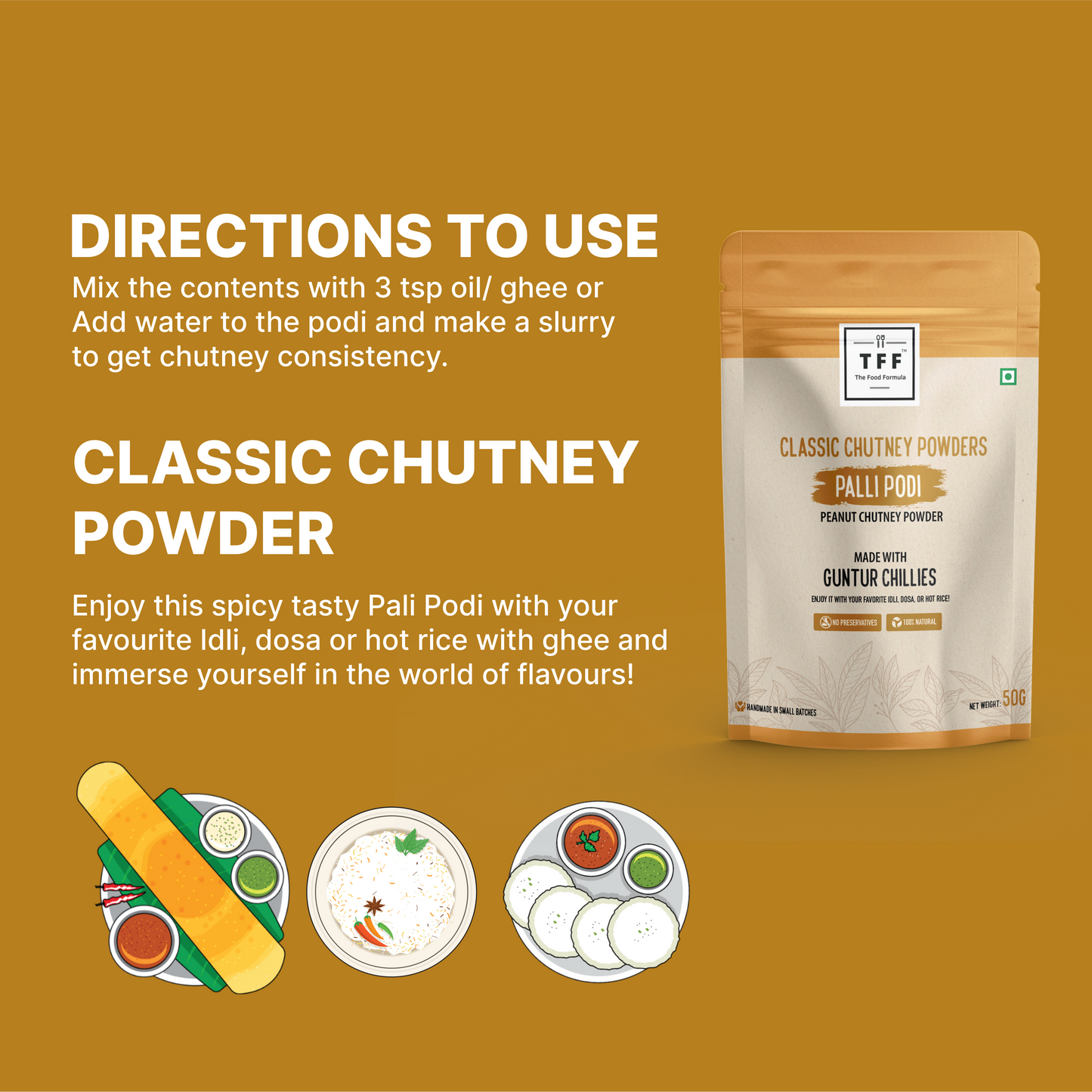 Palli Podi | Peanut Chutney Powder