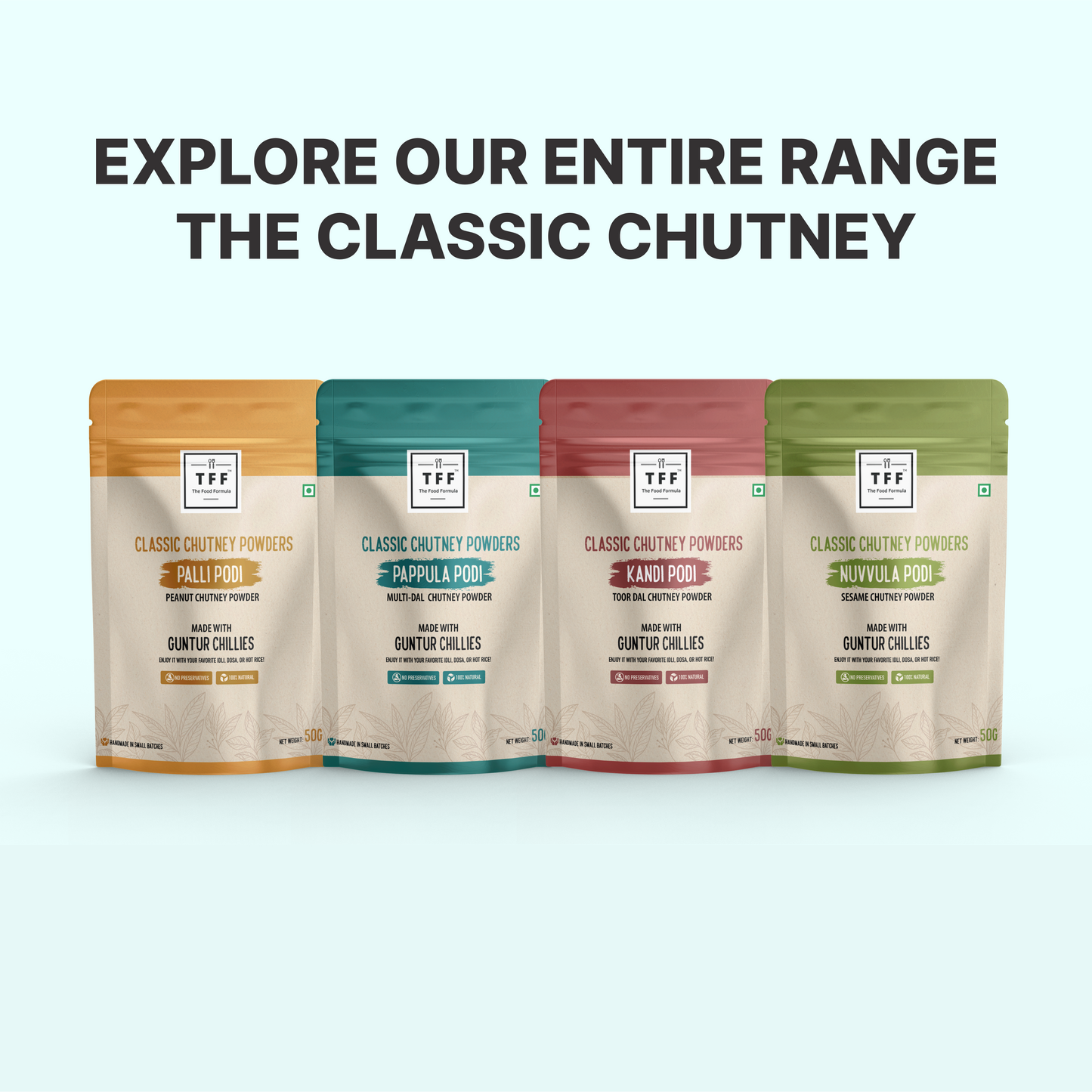 Pappula Podi | Multi-dal Chutney Powder